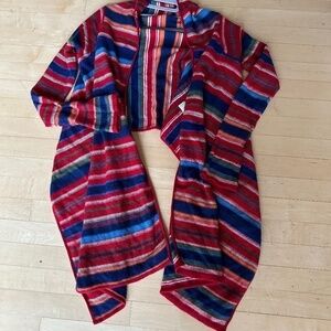 FiFi cashmere shrug wrap sweater, Small. GD902